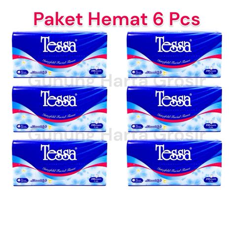 Jual Paket Hemat Tisue Tessa Paseo Multi Sheets Facial Tissue