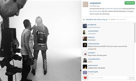 Off White Shoot With Virgil Abloh Creative Direction Marc Vassallo And