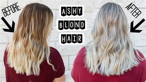 ASHY BLONDE HAIR Babylights And Smudge Roots YouTube