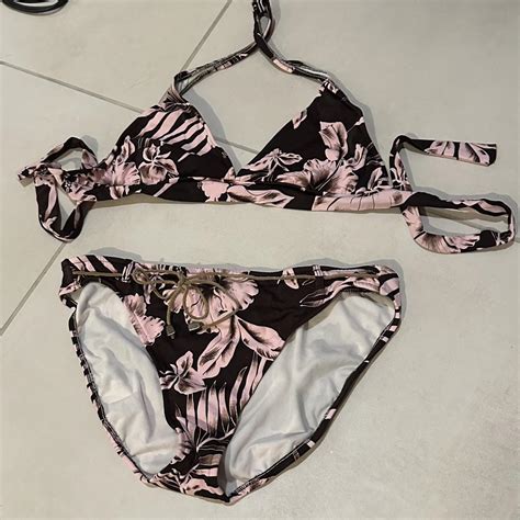 Black And Pink Bikini Set Bikinilife Y K Leilani Depop