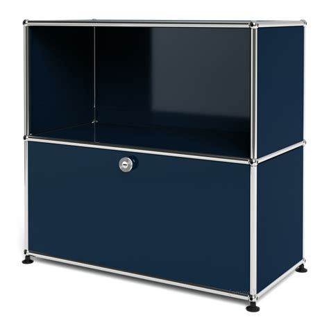 사이드보드 / 77cm x 37cm x 74cm / 스틸 블루, USM HALLER