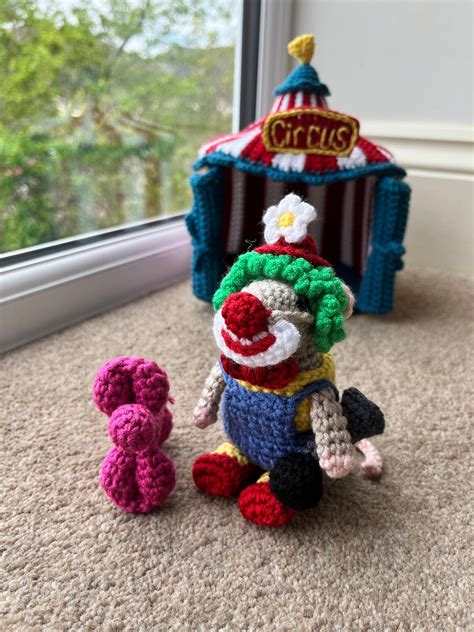 Circus Mouse Crochet Pattern Etsy Uk