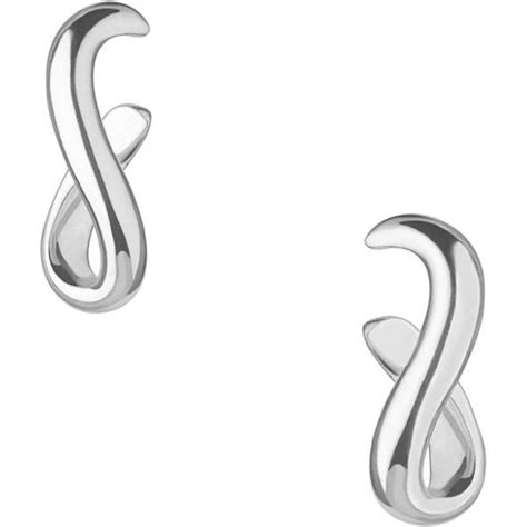 Links Of London Essentials Infinite Hoop Earrings Swirl Jewelry