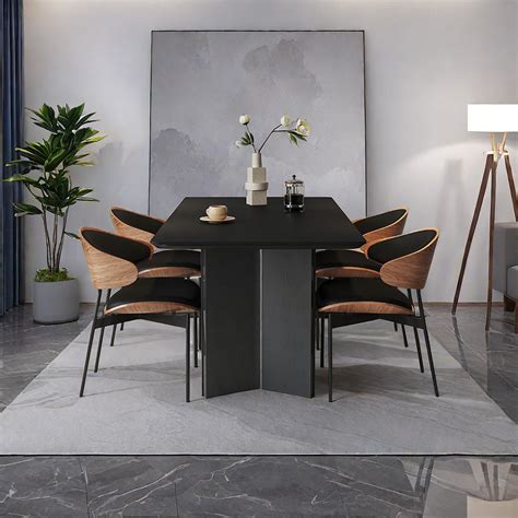 ASS Comfort Zone Rectangular Wabi Sabi Dining Table And Chairs Wayfair