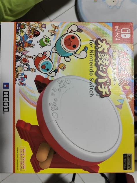 Nintendo Switch Taiko No Tatsujin Drum Controller Video Gaming Video