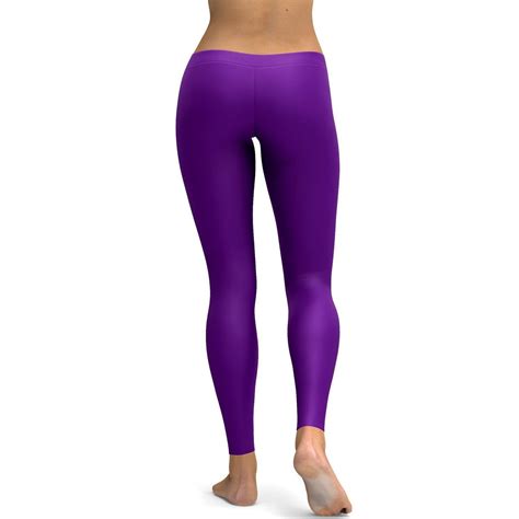 Solid Deep Purple Leggings