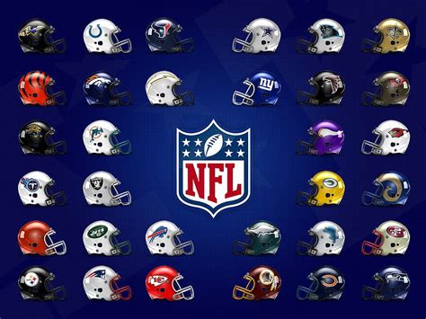 Nfl Football Team Helmet Logos