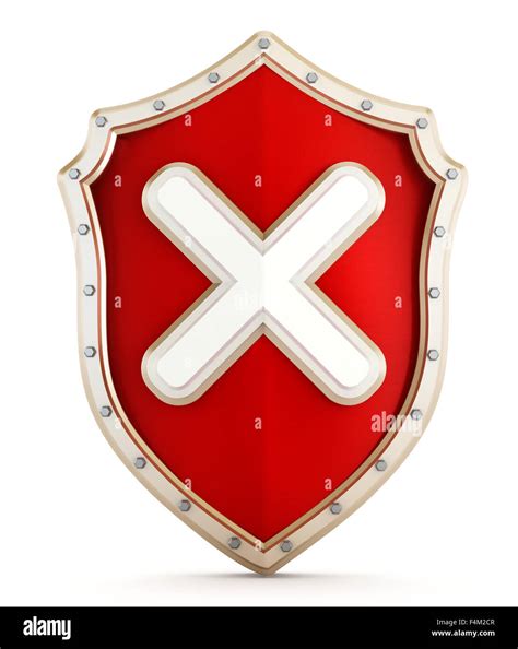 White Shield With Red Cross Hi Res Stock Photography And Images Alamy