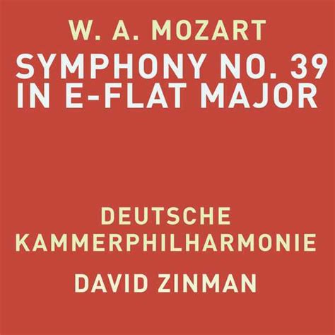 Zinman Mozart Symphony No 39 In E Flat Major K 543 24 48 FLAC