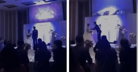 Shocking Video Shows Groom Playing Brides SEX TAPE To Expose Affair At Their WEDDING MEAWW