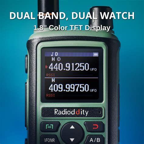 Radioddity GC-5 | Dual Band | 5W | 999 CH | Remote Frequency Copy ...
