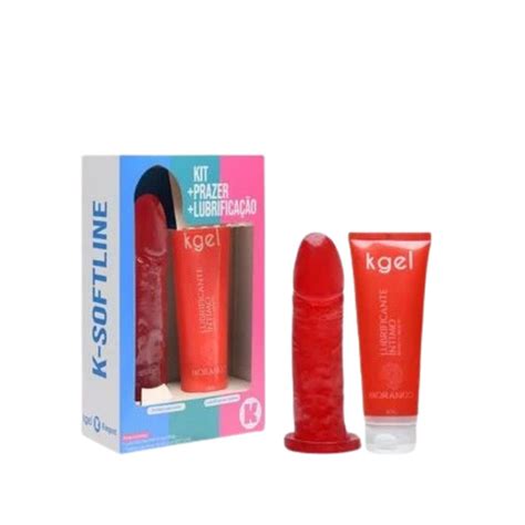 Kit Lubrificante Pênis De Borracha Aromatizado Kgel Sex Shop Shopee Brasil