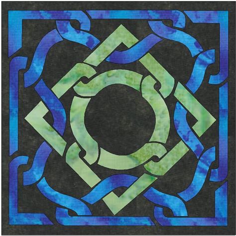 Celtic Knot Quilt Block 3 Quilt Applique Pattern Design PDF - Etsy