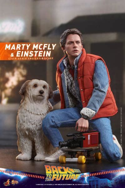 Hottoys Hot Toys Back To The Future Mms Mms Marty Mcfly And Einstein Set