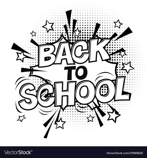 Welcome Back To School Clip Art Black And White
