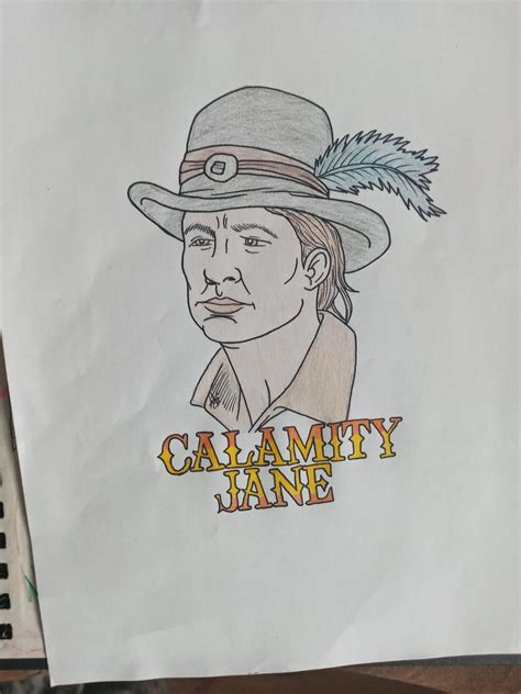 Calamity Jane In Pencil And Ink By Me Rdeadwood