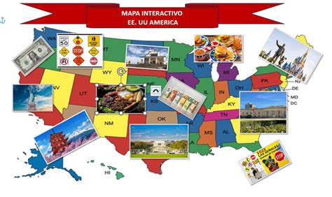 Print Map Quiz Centros Turisticos De Estados Unidos