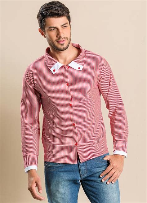 Camisa Listrada Masculina Posthaus