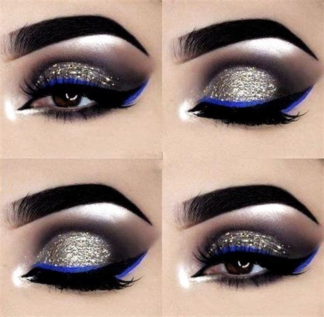 What Color Eye Makeup With Navy Blue Dress