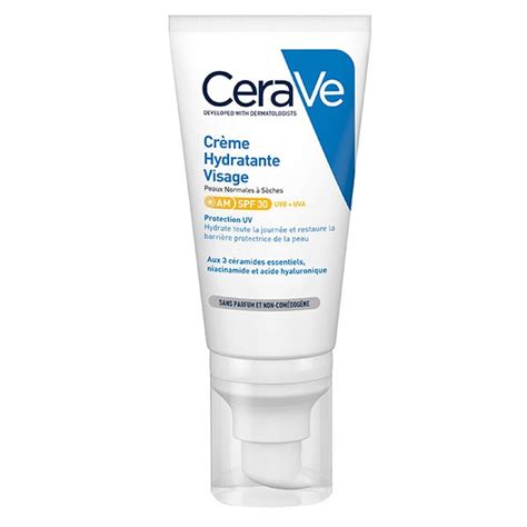 Cerave Soin Crème Hydratante Visage Spf30 52ml Pas Cher
