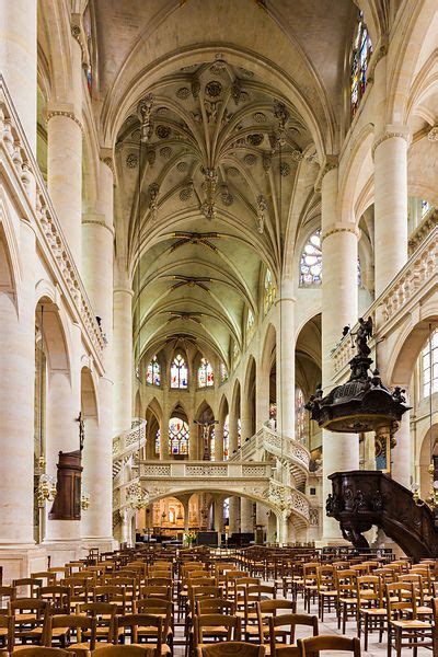 Nef de l'église Saint Etienne du Mont, Paris | Cathedral, Architecture