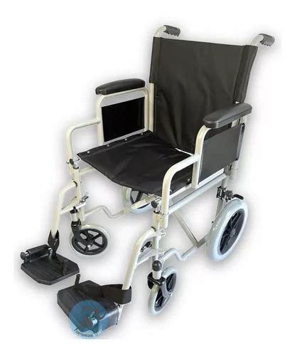 Silla De Ruedas Transporte Adulto Plegable Traslado Cm