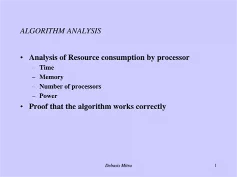 Ppt Algorithm Analysis Powerpoint Presentation Free Download Id