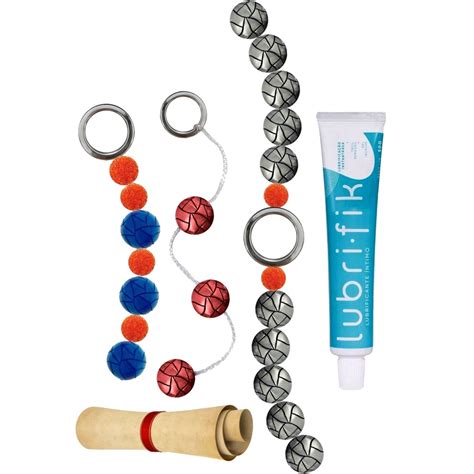 Kit Pompoarismo Sex Shop Mini Vibrador Bolinhas Tailandesas Lubrificante Plug Duplo