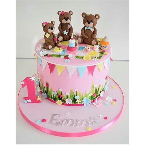 Teddy Cake Teddy Cakes Confetti Cake Pretty Cakes Themed Cakes