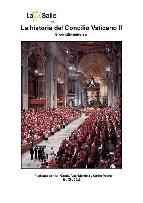 Calaméo La historia del Concilio Vaticano II