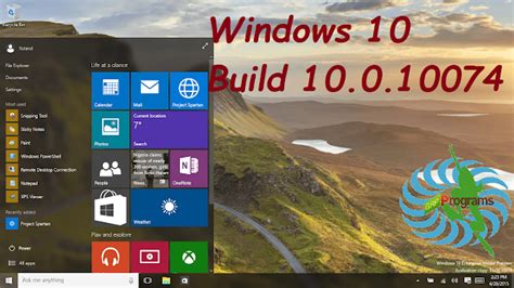 Windows 10 Build 10010074 Tenwindows