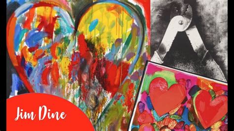 Jim Dine Heart Paintings