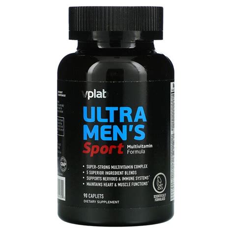 Vplab, Ultra Men’s Sport Multivitamin Formula, 90 Caplets - Globevitamin