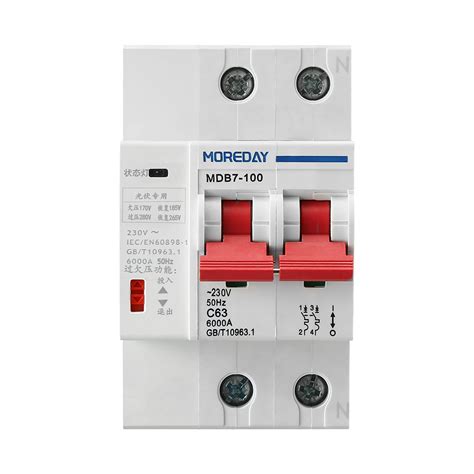 Moreday 40A 2 Poles Automatic Reclosing MCB Miniature Circuit Breaker