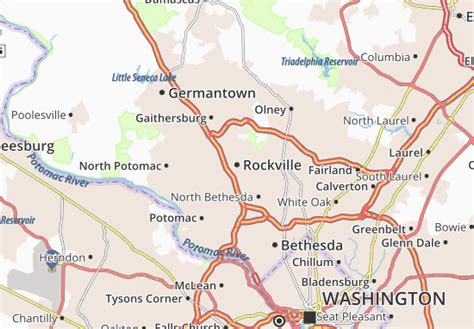 Michelin Rockville Map Viamichelin