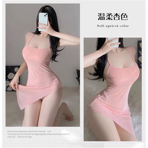 Jual Crystal Sexy Lingerie Dress Transparan Baju Tidur Wanita Transparan Lingerie Wanita