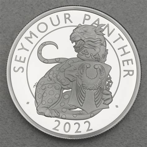 Silbermünze 2oz Seymour Panther 2022 Royal Tudor Beasts Serie kaufen