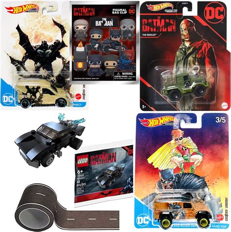 Hot Wheels Stingray Catwoman Riddler Penguin First Appearance Batmobile The Batman Pack
