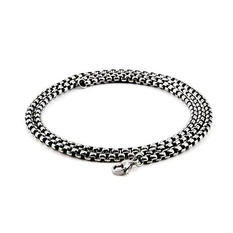 Стальная цепь круглая - Интернет магазин бижутерии