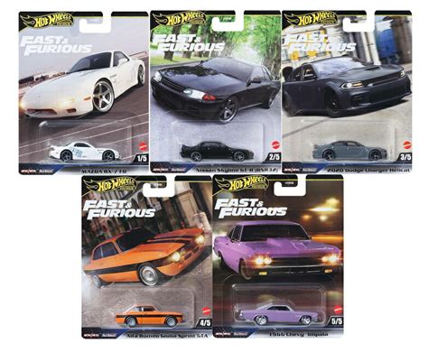 楽天市場予約 6月14日発売ホットウィール Hot Wheels ワイルドスピード5種1セット 各1台 ミニカー丸伊商事楽天市場店
