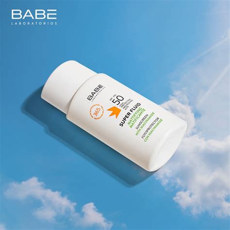 Kem chống nắng BABE Super Fluid Mattifying sunscreen ml Thanh Chân Cosmetics cửa hàng mỹ phẩm