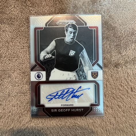 Yahoo!オークション - Sir Geoff Hurst - Autographs Auto 2022-23 Pan...