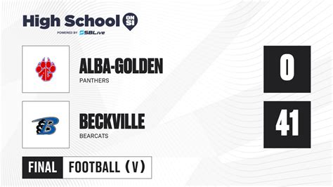 Alba-Golden vs Beckville Football - Nov 9, 2023 - High School On SI