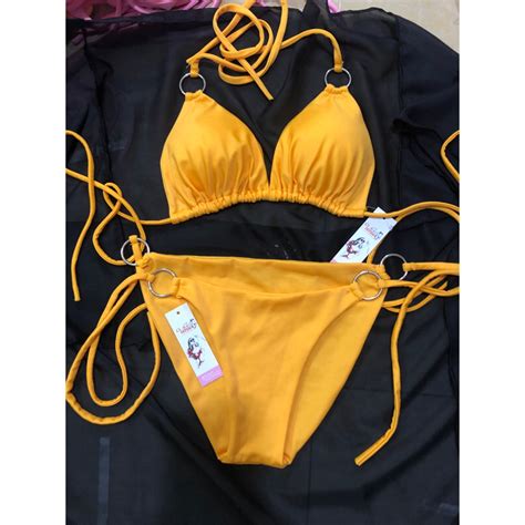 Bikini bassi đồ bơi nữ hai mảnh phối khoen cực xinh nhiều màu Shopee Việt Nam