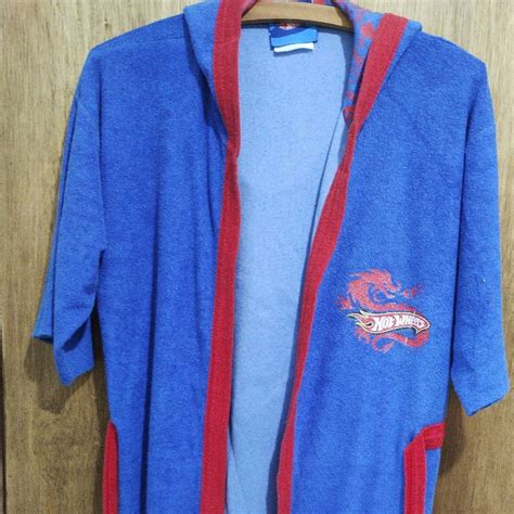 Roupão Infantil Hot Wheels Azul Roupa Infantil para Menino Pernambucanas Usado enjoei