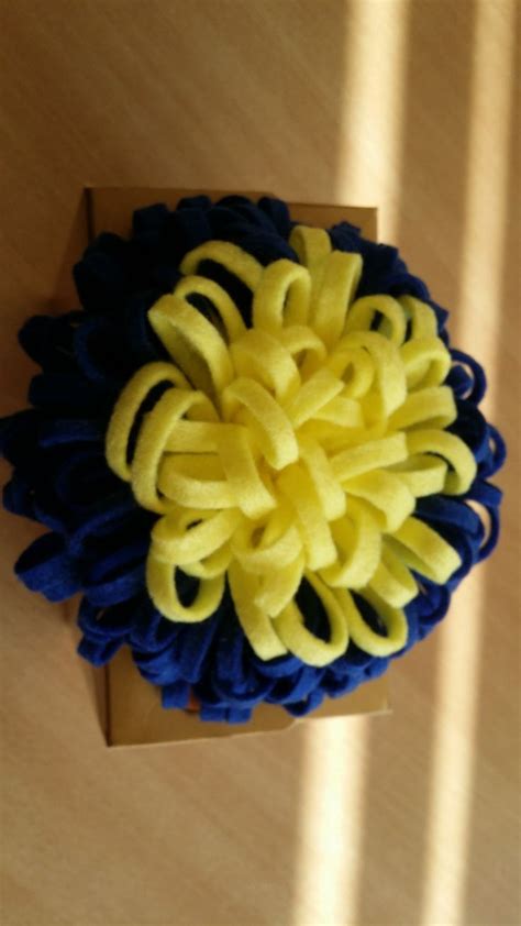 Цветок из фетра