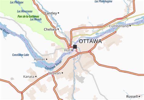 Michelin Gatineau Map Viamichelin
