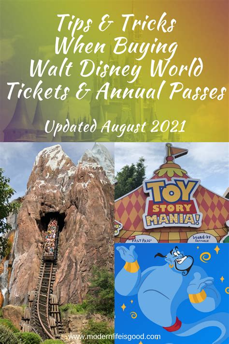 Guide To Walt Disney World Tickets Artofit