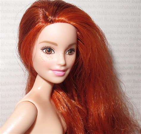 Nude Barbie Petite Auburn Freckles Millie Fashionista Mattel Doll For Ooak