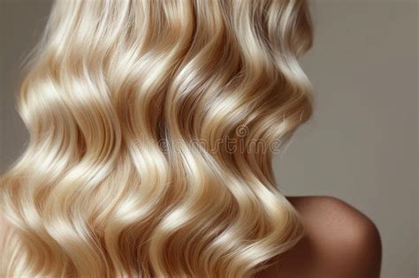 Luxurious Blonde Wavy Hair Close Up Stock Image Image Of Blonde Salon 326347387